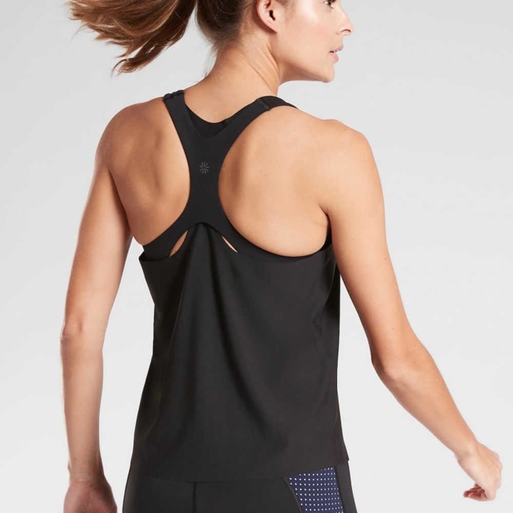 ATHLETA 2-in-1 Ultimate Support Top, Black, Large